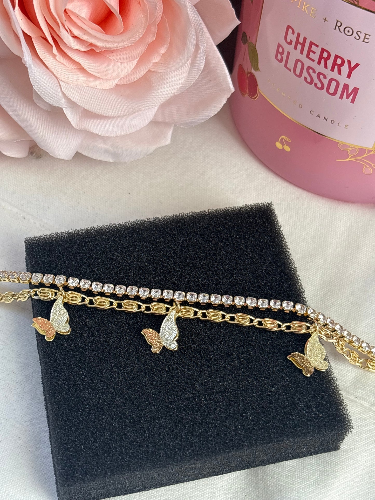 Butterfly’s anklets