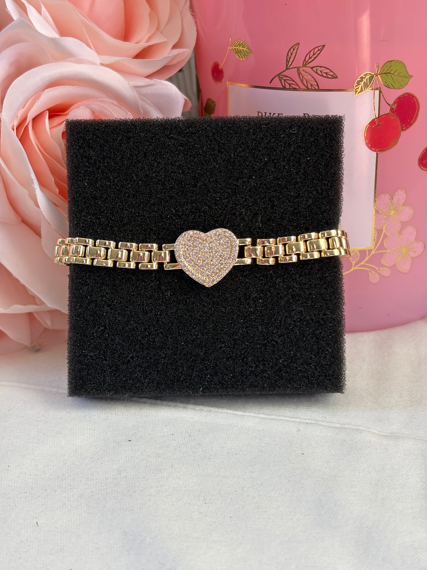 Baby pink bracelets